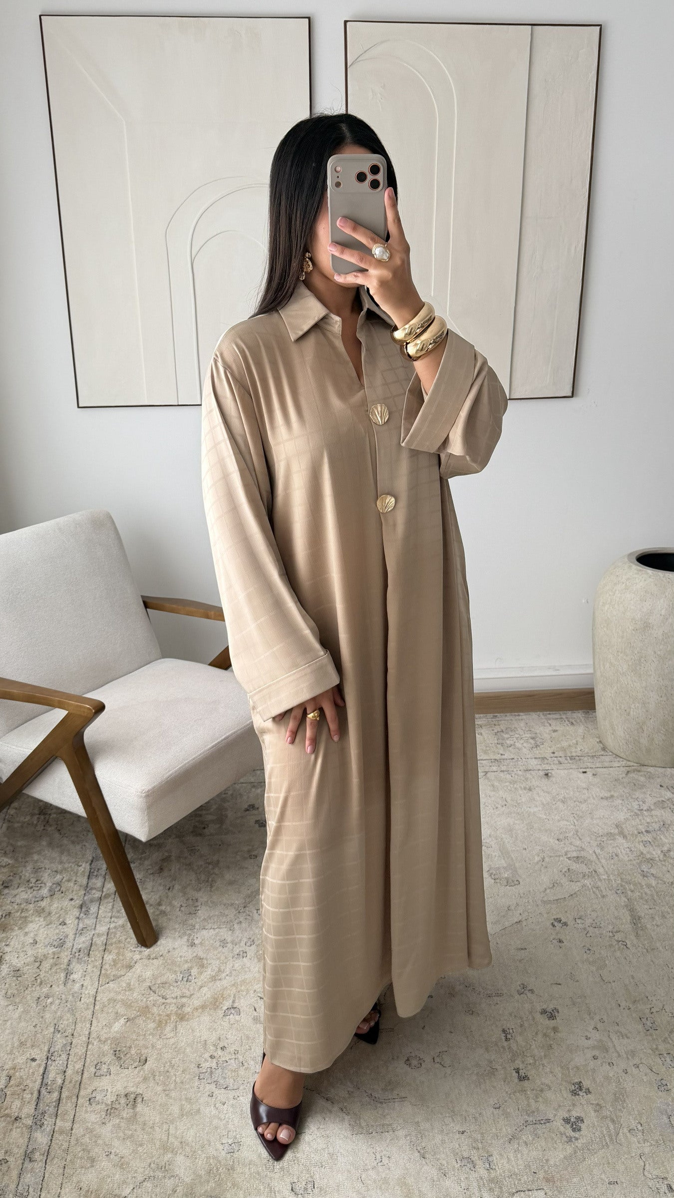 Elyzara Abaya Jurk